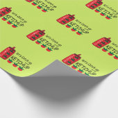 Lasse mit Ketchup aufholen Geschenkpapier (Ecke)