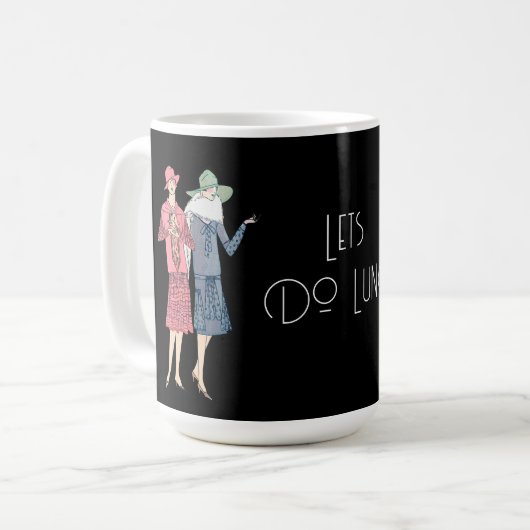 Lasse Mittagsessen Tasse ausführen (Vorderseite Links)