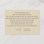 Lasse nach der Pflegekarte Hinweiskarte (Rückseite)