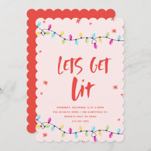 Lasse neue Jahre Party Einladung