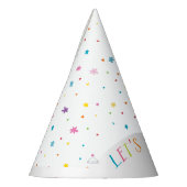 LASSE PARTY hübsches Party helle Farben Sprinklen Partyhütchen (Links)