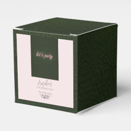 lasse Party Neon Pink Einladung Geschenkschachtel