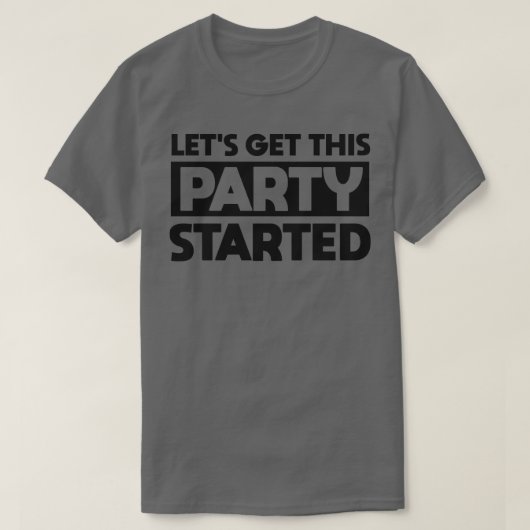Lasse Party starten T-Shirt (Design vorne)