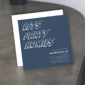 Lasse Party Teenager moderne Typografie Einladung