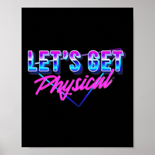 Lasse Physical Workout Gym Retro 80 Poster (Vorne)