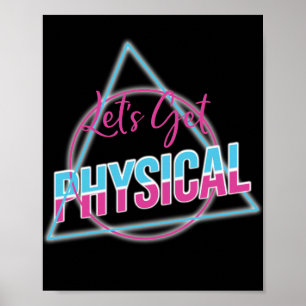 Lasse Physical Workout-Gym-T-Shirt Krass 80er Jahr Poster