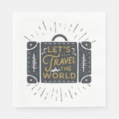 Lasse Reisen in die Welt Serviette (Vorderseite)