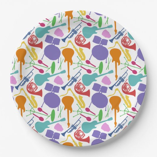 Lasse Rock and Roll Pappteller (Vorderseite)