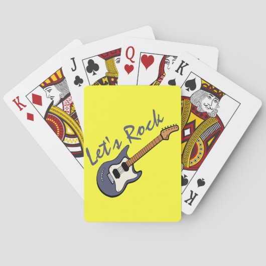 Lasse Rock Deck der Karten Spielkarten (Rückseite)