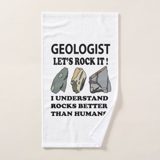 Lasse Rock IT Geologist Handtuch (Handtuch)