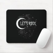 Lasse Rock on Rock Star Moon mit Stars Concert Ban Mousepad (Mit Mouse)