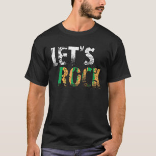 Lasse Rock Rock Roll Gitarre Player Vintag Rock un T-Shirt