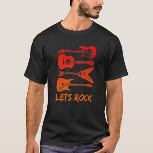 Lasse Rock Rock'n'Roll Guitar Retro Men Prem T-Shirt
