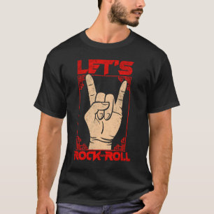 Lasse Rock & Roll Devil Horn Vintag Rock Music Roc T-Shirt
