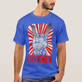 Lasse Rock Vintag Rock and Roll Music Liebhaber163 T-Shirt