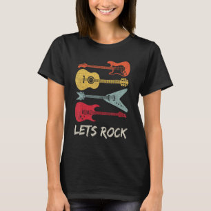Lasse Rock'n'Roll Guitar Retro Geschenke Männer Fr T-Shirt