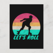 Lasse Roll Girls Feiertagspostkarte (Vorderseite)