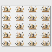 Lasse Schach spielen Geschenkpapier (Flach)