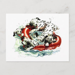 lasse schwimmen postkarte
