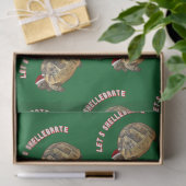 Lasse Shellebrate Christmas Tortoise Wear Santa Seidenpapier (Geschenk)
