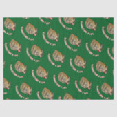 Lasse Shellebrate Christmas Tortoise Wear Santa Seidenpapier (Vorderseite)