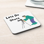 Lasse Shots ausführen Getränkeuntersetzer (Linke Seite)