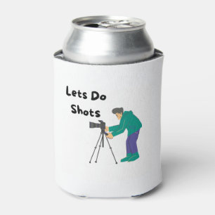 Lasse Shots mit einem Fotografen auf einem Can Coo Dosenkühler