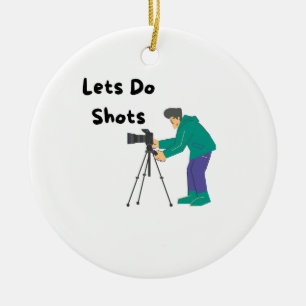 Lasse Shots mit einem Fotografen machen Keramik Ornament