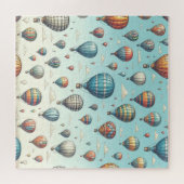Lasse sie fliegen! Whimsical Hot Air Ballons Puzzle (Horizontal)