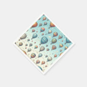 Lasse sie fliegen! Whimsical Hot Air Ballons Serviette (Ecke)