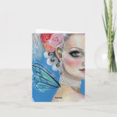 Lasse sie Kuchen essen Karte (Rückseite)