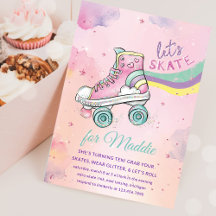 Lasse Skate l Roller Skaten Party Girl Birthday
