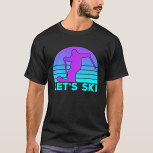 Lasse Ski Retro Skier Vintag Skifahren T-Shirt