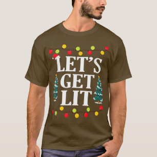 Lasse sonniges Weihnachtsfest trinken Weihnachten T-Shirt