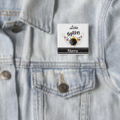 Lasse Split Bowling Buttone und Ball | DIY Name Button (Beispiel)