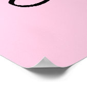 Lasse Spooky Script Pastel Pink Halloween holen Poster (Ecke)