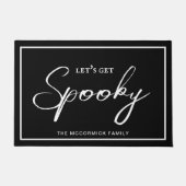 Lasse Spooky Script Typografie Halloween Name hole Fußmatte (Vorderseite)