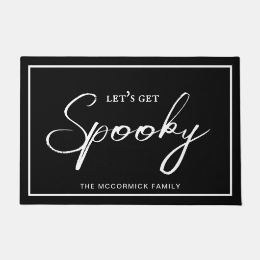 Lasse Spooky Script Typografie Halloween Name hole Fußmatte (Vorderseite)