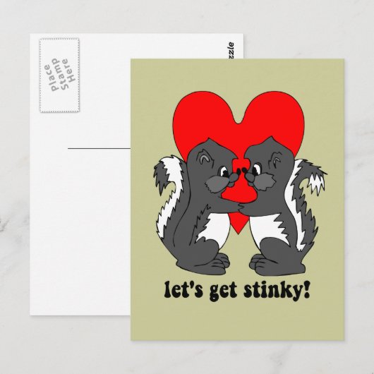 lasse stinkig postkarte (Vorne/Hinten)