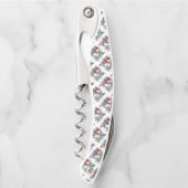 Lasse Tipsy Snowman trinkt Wein Kellnermesser (Vorderseite)