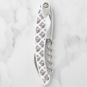 Lasse Tipsy Snowman trinkt Wein Kellnermesser (Rückseite)