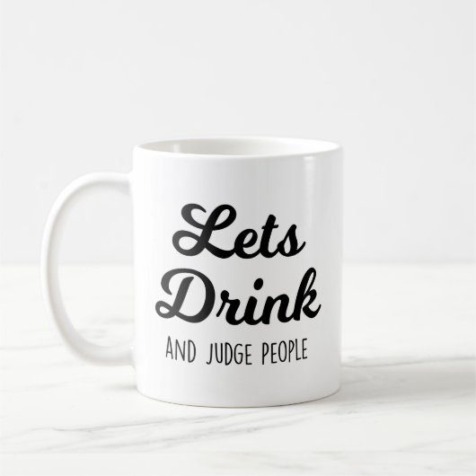 Lasse Trinkgeld und Richterliste Kaffeetasse (Links)