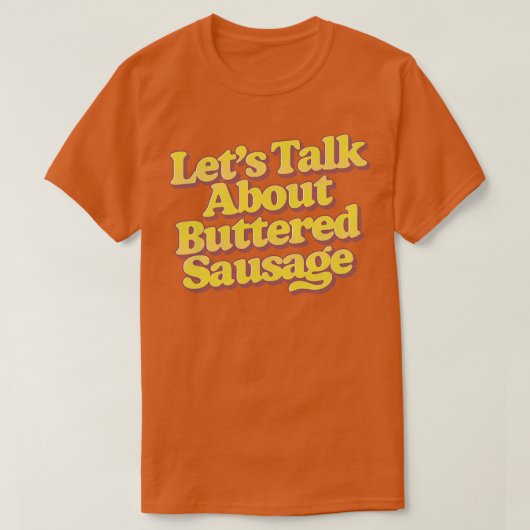 Lasse über geprügelte Wurst sprechen 2 T-Shirt (Design vorne)