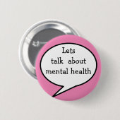 Lasse über psychische Gesundheit sprechen Button (Vorne & Hinten)