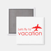 Lasse Urlaub Magnet (Vorderseite/Rückseite)