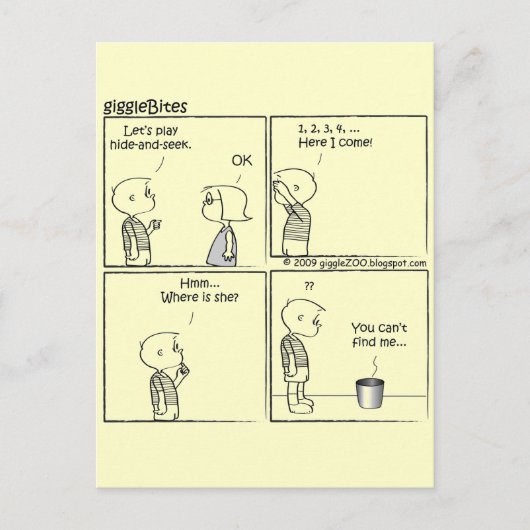 Lasse versteckte Wiedergabe Postkarte (Vorderseite)