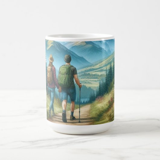 Lasse Wandern Kaffeetasse (Mittel)