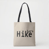 lasse Wandern motivierend Redewendungen für Wander Tasche (Vorderseite)