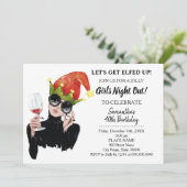 Lasse Weihnachten bis zum Geburtstag erleben Einladung (Stehend Vorderseite)