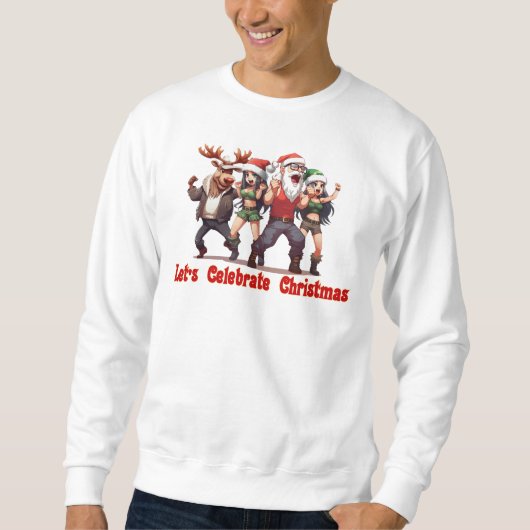 Lasse Weihnachten feiern Sweatshirt (Vorderseite)